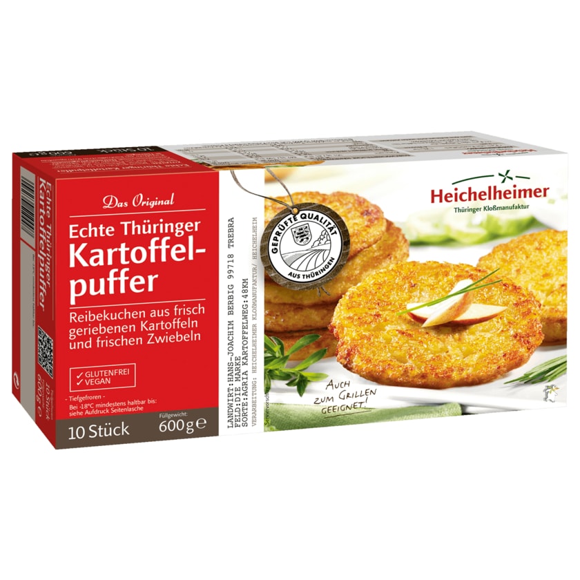 Heichelheimer Echte Thüringer Kartoffelpuffer 10x60g